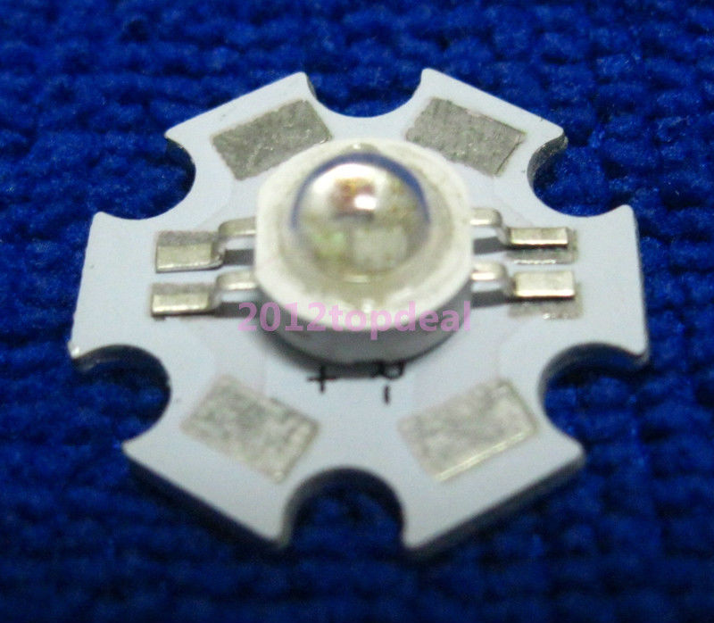 3W RGB LED Lamp High Power led Beads 350mA with 20mm star